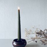 Ceramic candle holder signed