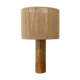 Lampe en grès et fil de jute