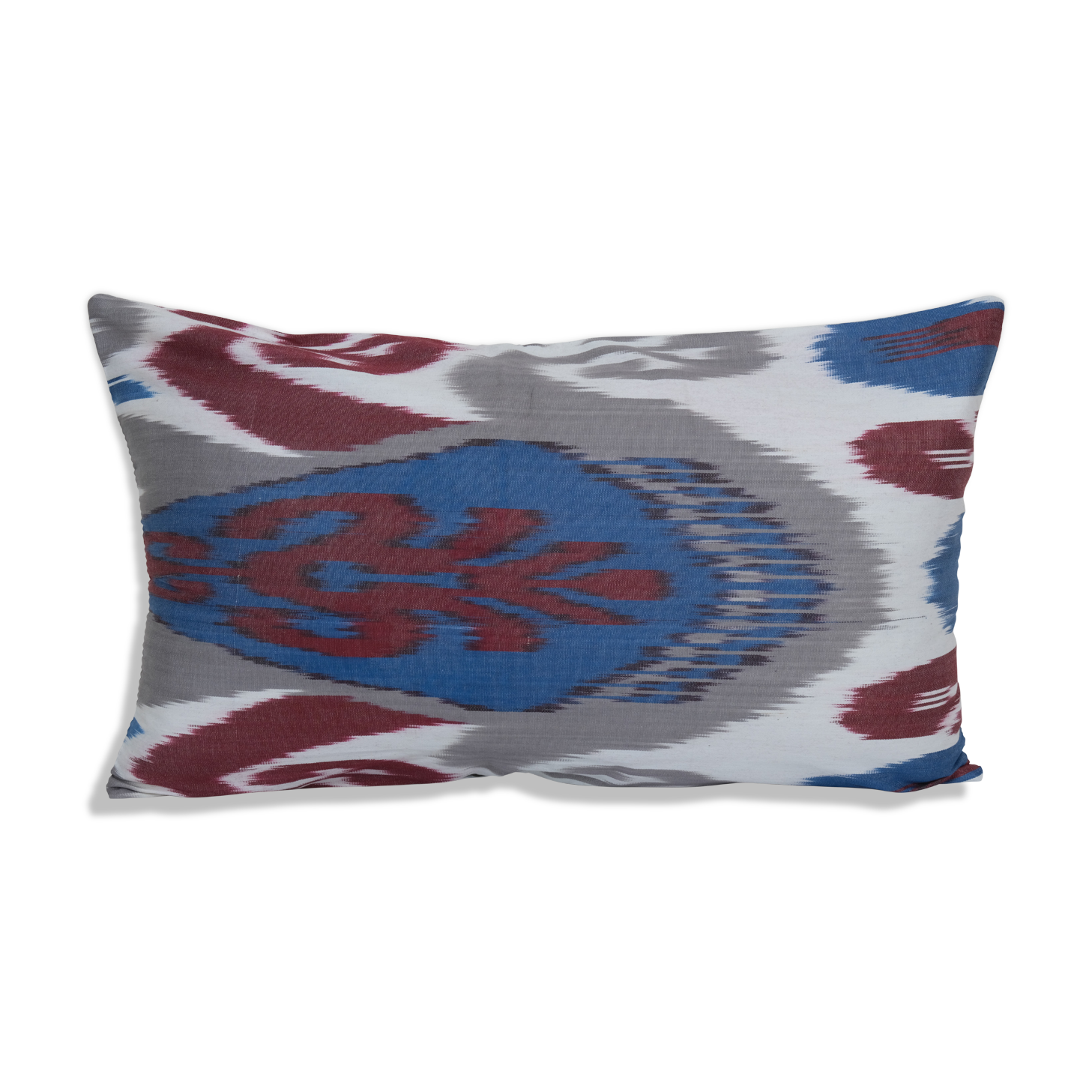 12" x 22" uzbek ikat fabric designer ikat pillow silkway ikats living room pillow decorative