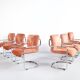Set of 6 armchairs by Guido Faleschini, 1970s, Mariani Italia, publisher