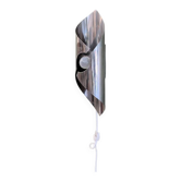 Vintage 1970s chrome wall light