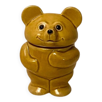 Ceramic jar in the shape of a bear, 1970