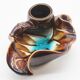 Ceramic pipe-shaped ashtray