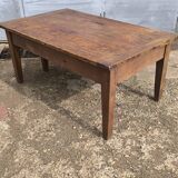 1m19x53 cm old rustic farmhouse coffee table