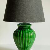Green ceramic lamp 90s