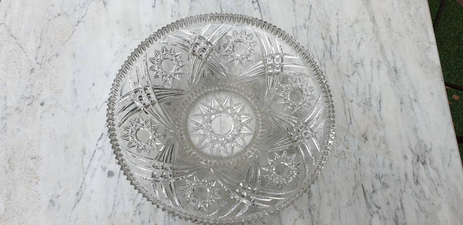Crystal salad bowl 29cm