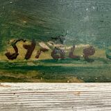 Provencal landscape, oil on canvas, 54/39 cm, author's signature "Strale"