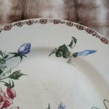 Old polychrome ironstone plate