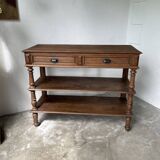 Oak console drapery 1950