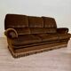 Toad bench in genoa velvet circa 1960