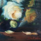 Still Life - bouquet of roses – oil on canvas framed by Pilar Benlloch