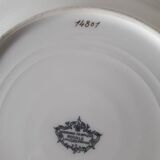 Assiette 25cm chantournée Limoges