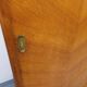 Vintage oak wardrobe from the 1960s.