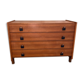 Italian teak chest of drawers year 50