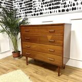 Vintage chest of drawers bobbin feet