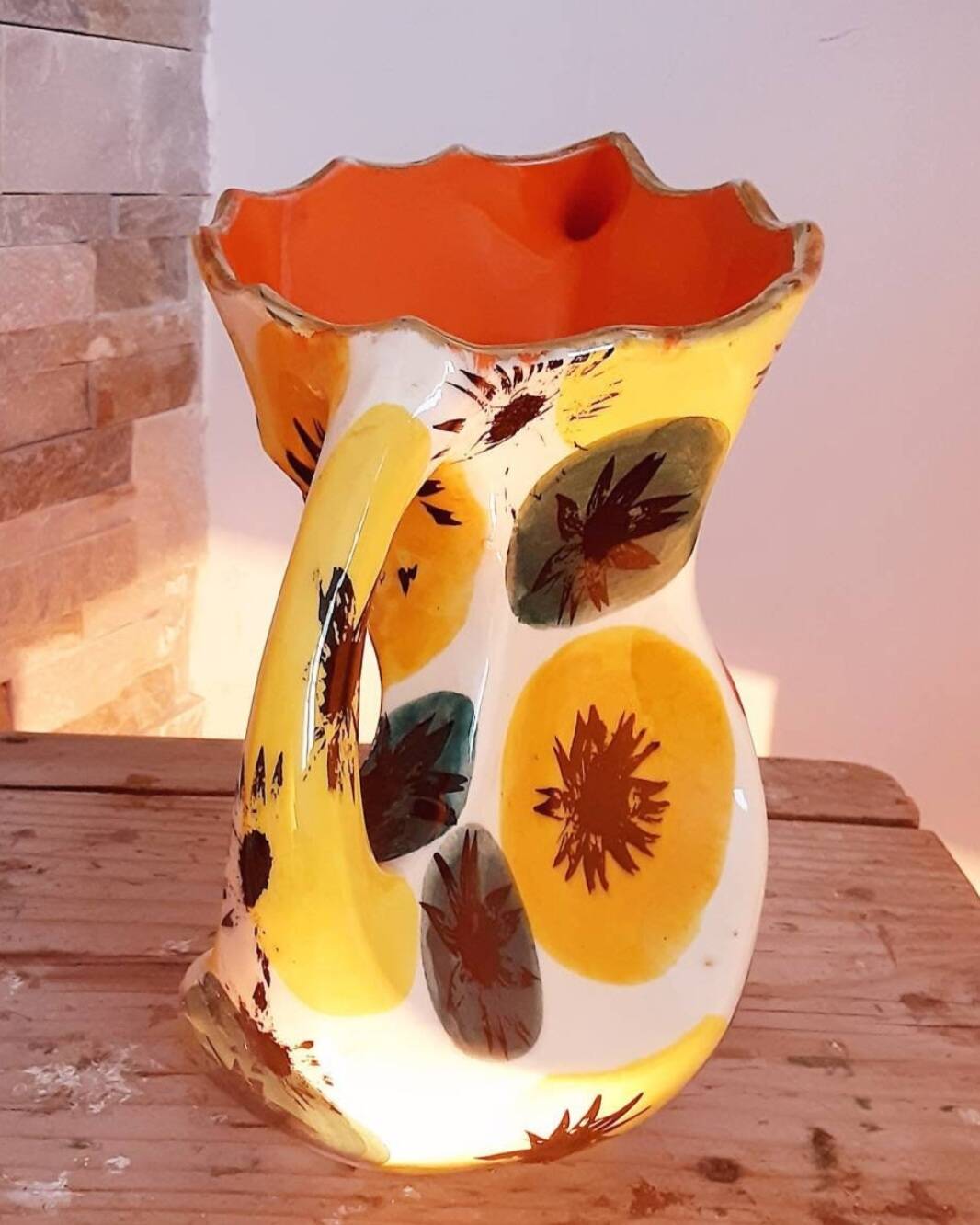 Large Vallauris ''Amphore'' lamp