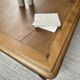 Solid walnut farmhouse castle table 1900 XXL