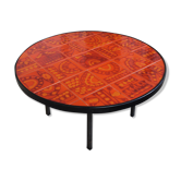 Roger Capron round coffee table