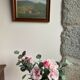Old painting, landscape Monts Lyonnais, signed dated 1944