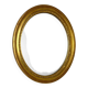 Vintage oval mirror Deknudt plus matching console