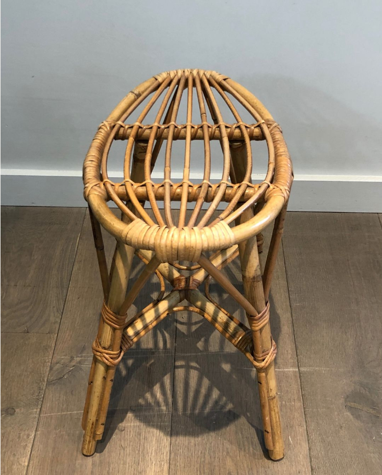 Rattan stool