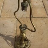 19th century brass lamp
