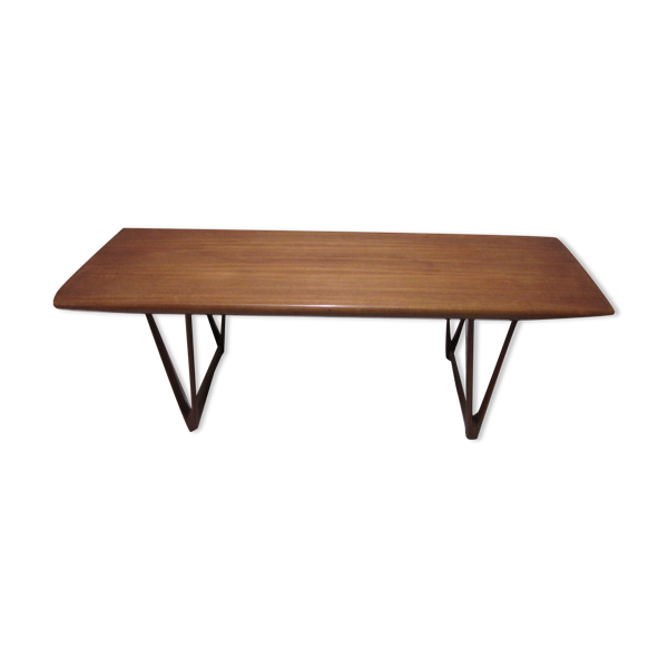 Table basse danoise en teck par kurt ostervig