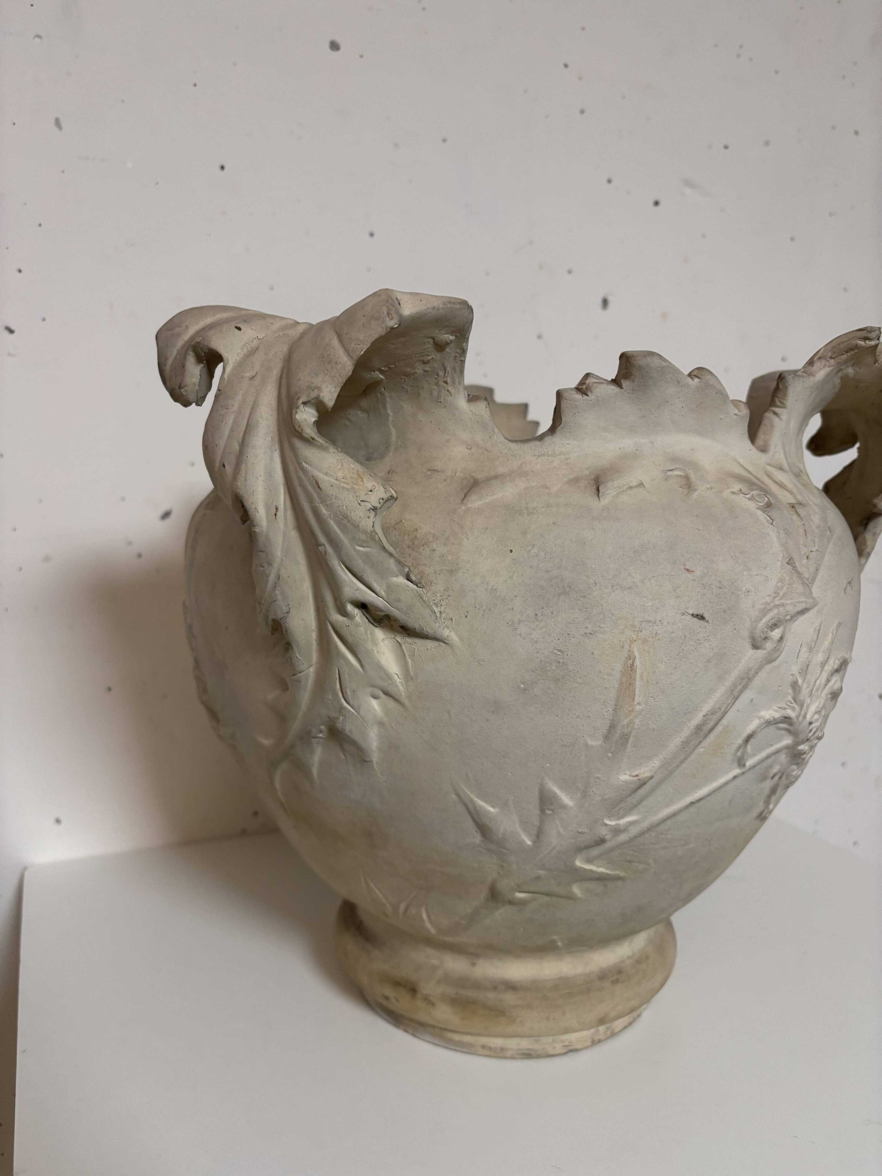 Thistle flowerpot, Jerome Massier, Vallauris