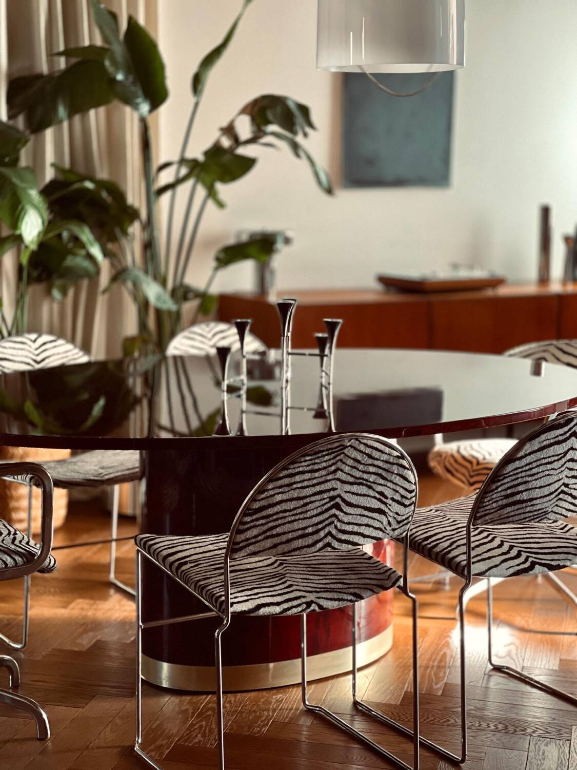 Vintage dining table by Jean-Claude Mahey for Roche Bobois – 1970s