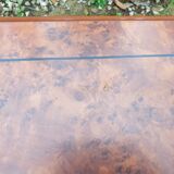 Elm burl cocktail coffee table