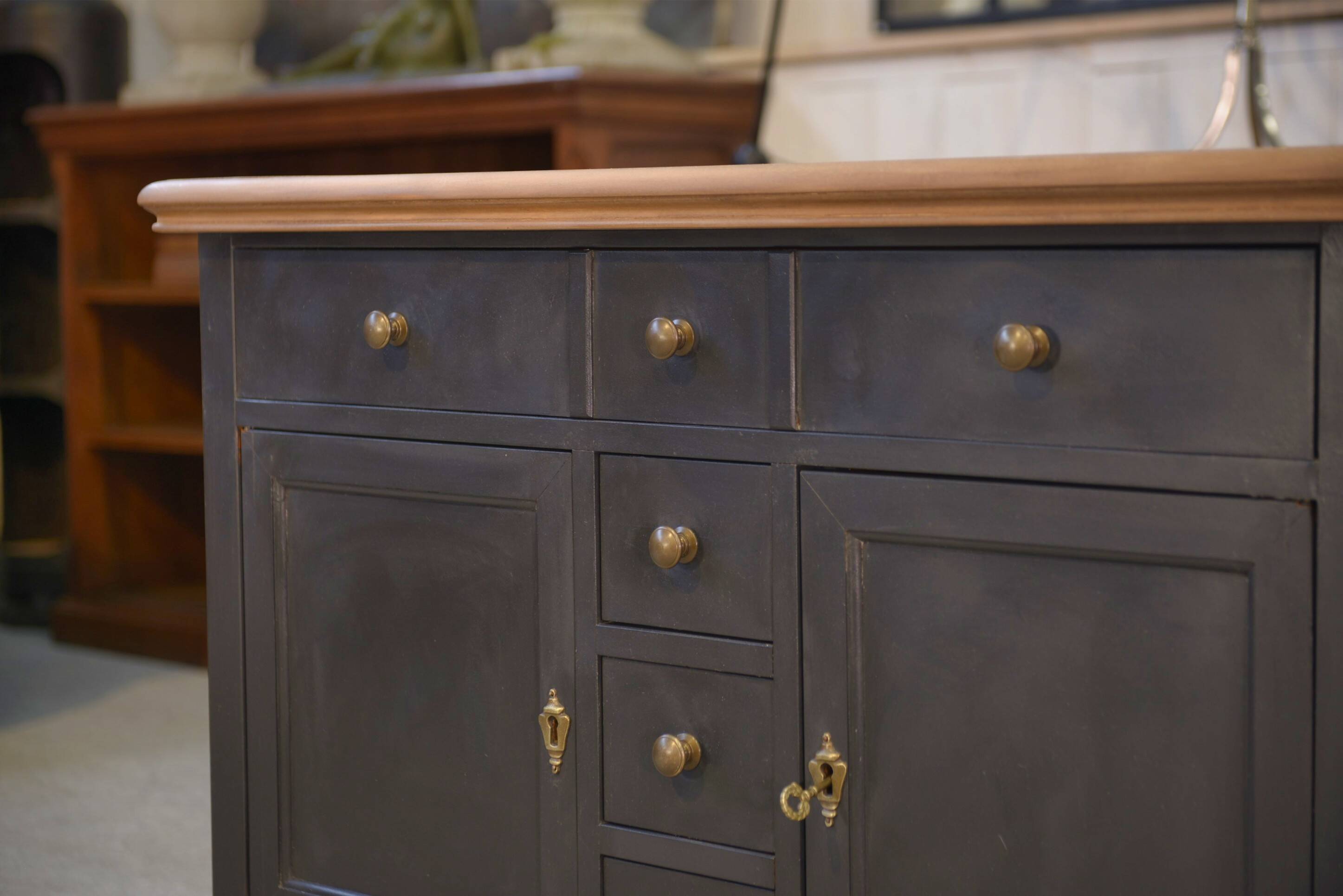 Small buffet in cherry wood 1960s