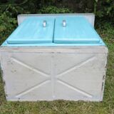 petit buffet métal à deux portes