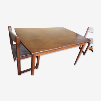 Teak dining table