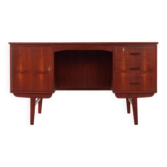 Teak desk, Danish design, 1970s, production: Denmark