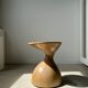 Solid wood sofa end