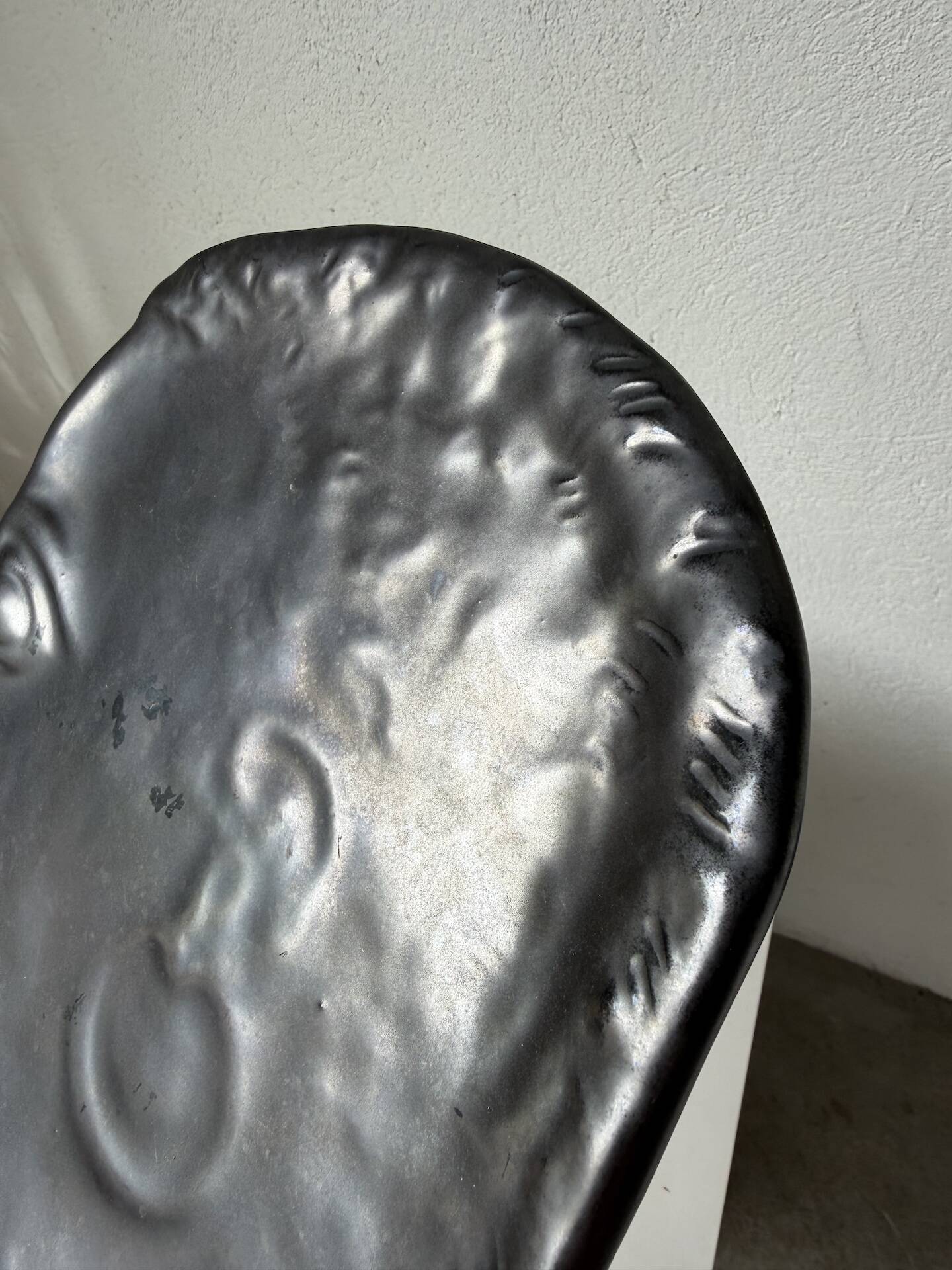 Assiette céramique visage 1950 GAM