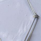 LARGE lamp type "architect" brushed metal and chrome