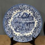 Pair of Royal Tudor Ware plates. England,