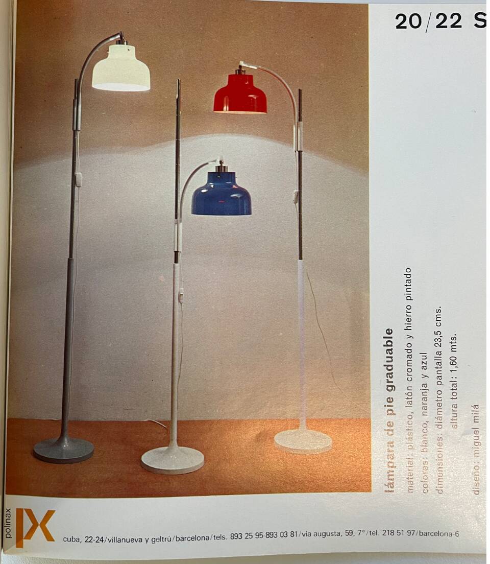 Floor lamp Max Bill  by Miguel Mila