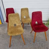 4 Miroslav Navratil chairs from 1970
