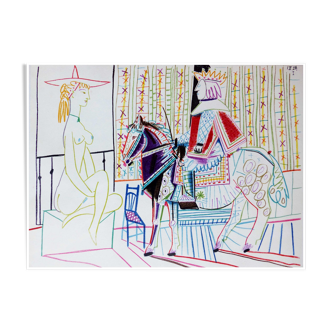 Lithograph Pablo Picasso Drawings by Vallauris plate I 1954