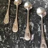 Cailar Bayard silver metal soup spoons