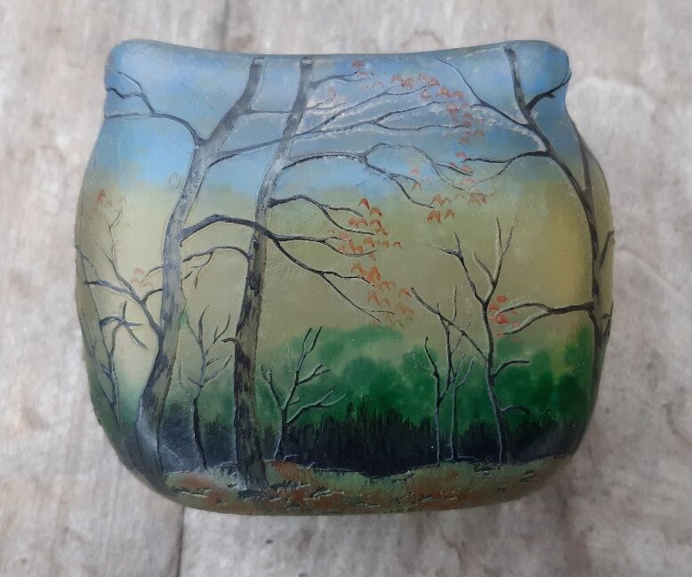 Art Nouveau vase by François Theodore Legras