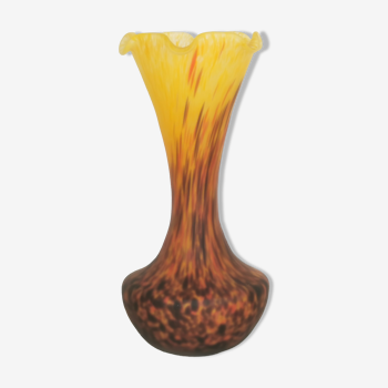 Vase pate de verre