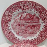 Duo of English plates