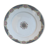 Compotier, porcelain fruit cup signed F. Legrand & cie limoges France