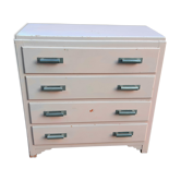 Commode "vieux rose" art déco 1930