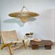 Suspension rattan saucer iron frame D:120 H:60
