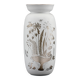 "Vase 'Grazia' by Stig Lindberg in ceramic and silver for Gustavsberg, Sweden, 1960."