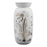 Vase "Grazia" de Stig Lindberg en céramique et Silver  pour Gustavsberg, Suède, 1960